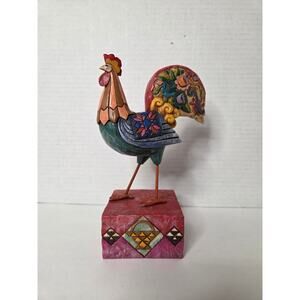 RARE Jim Shore Heartwood Creek Rooster Figurine 117144 "The Spirit of Country"‎